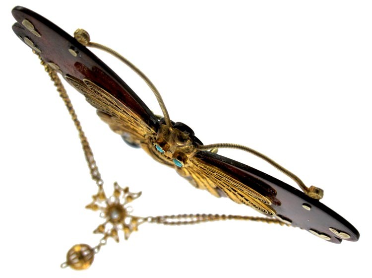 Regency Tortoishelle & Gold Butterfly