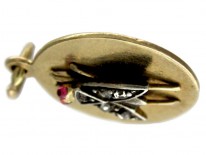Diamond Set Fly Charm