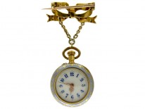 Enamel & Diamond Dress Watch