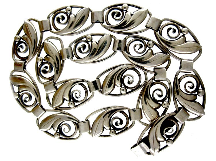 Silver Scandinavian Necklace