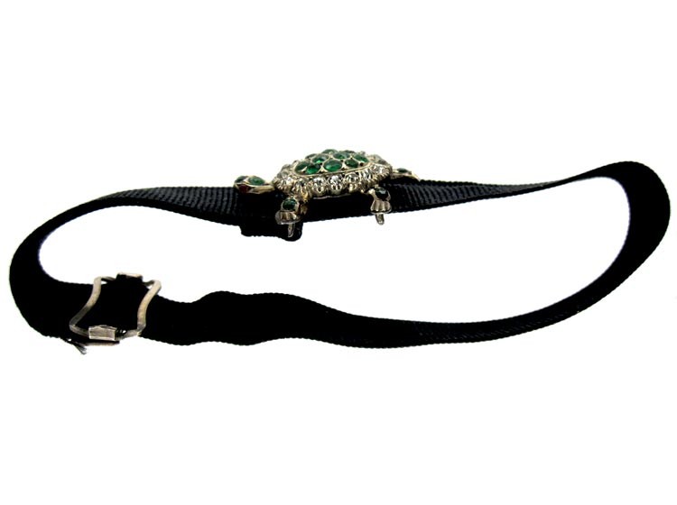 Paste Silver Tortoise Slide Bracelet
