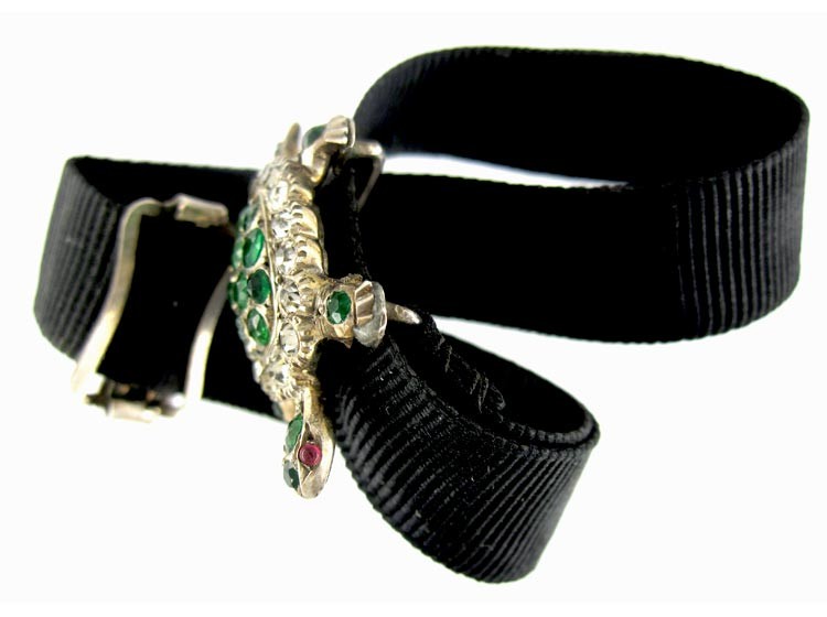 Paste Silver Tortoise Slide Bracelet