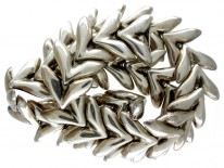 Silver Laurel Leaf Necklace