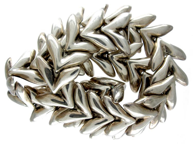 Silver Laurel Leaf Necklace