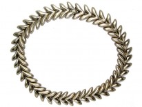 Silver Laurel Leaf Necklace