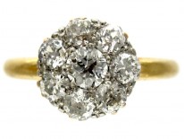 Diamond Edwardian Cluster Ring