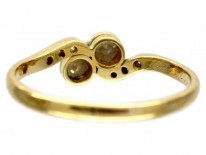 Diamond Crossover Ring