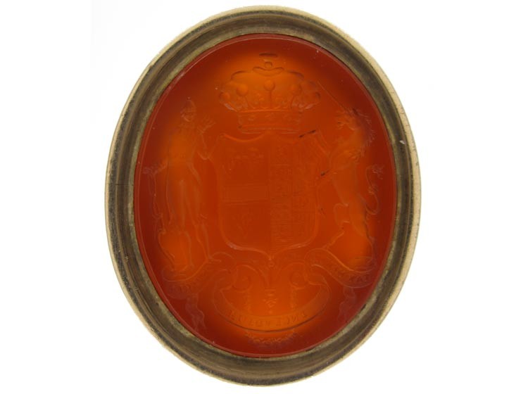 Georgian Carnelian Gold Seal