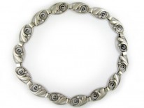 Silver Scandinavian Necklace