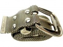 Ralph Lauren Silver Belt
