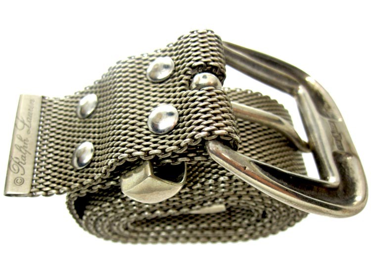 Ralph Lauren Silver Belt