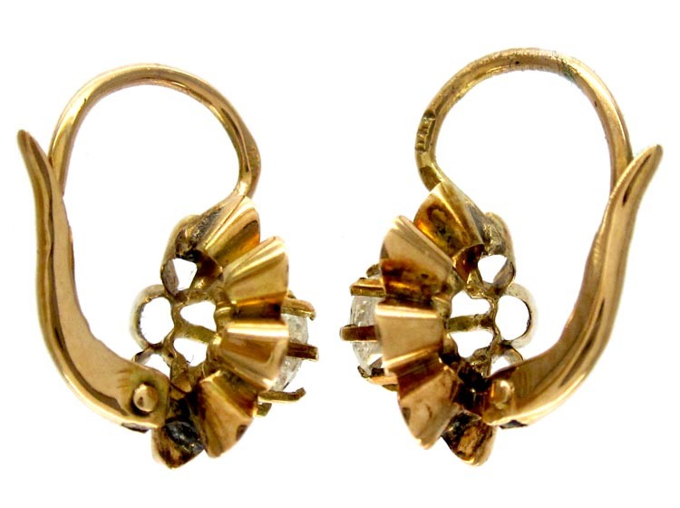 18ct Gold & Diamond Earrings
