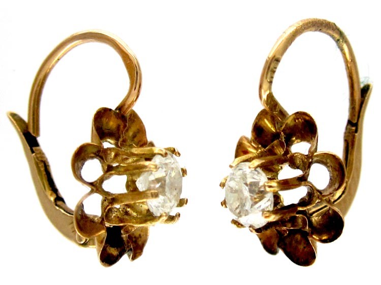 18ct Gold & Diamond Earrings