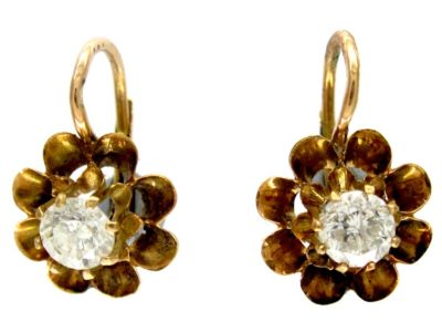 18ct Gold & Diamond Earrings