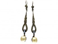 Marcasite Art Deco Earrings