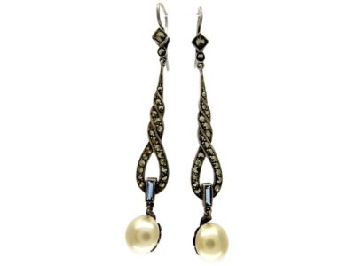 Marcasite Art Deco Earrings