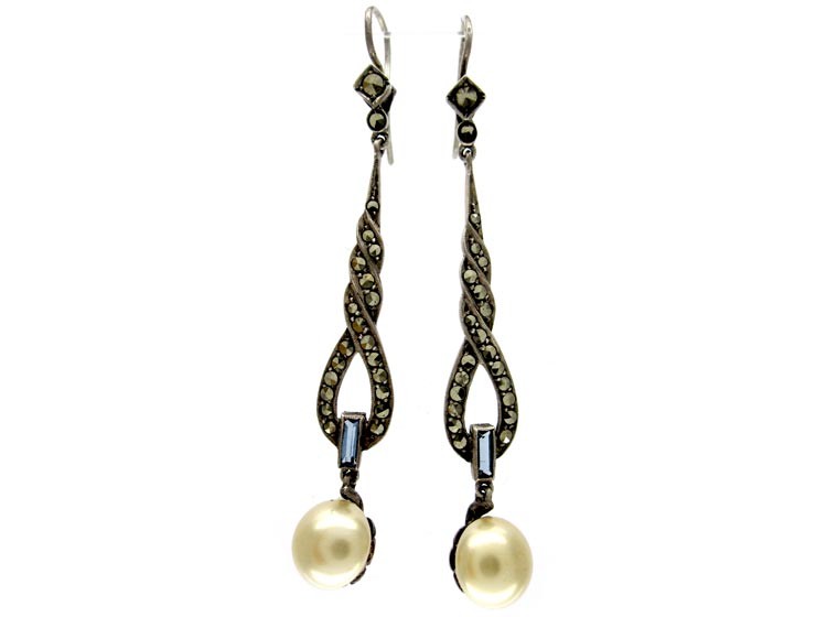 Marcasite Art Deco Earrings