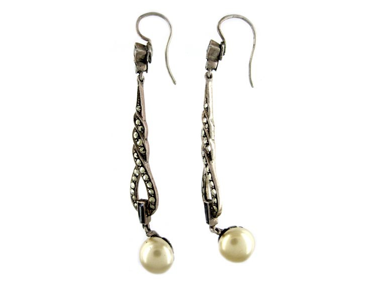 Marcasite Art Deco Earrings