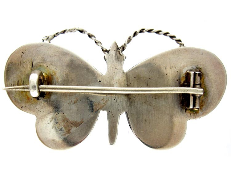 Scottish Silver Butterfly Brooch