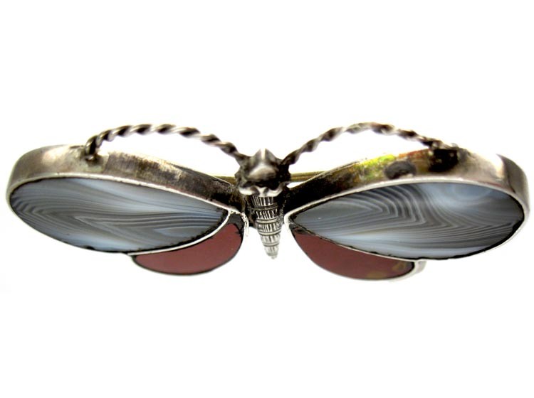 Scottish Silver Butterfly Brooch