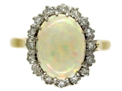 Opal Diamond Dress Ring