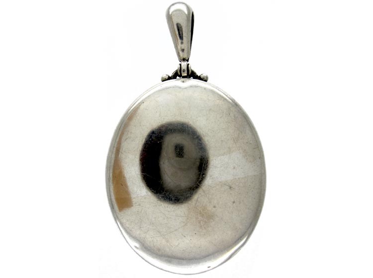 Silver Victorian Large Locket