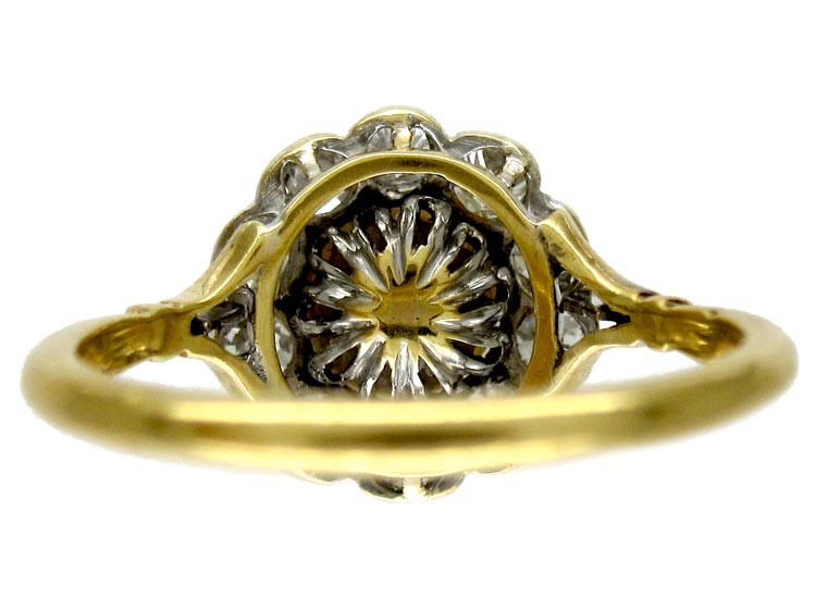 Diamond & Natural Pearl Ring
