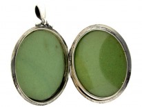Silver Victorian Large Locket