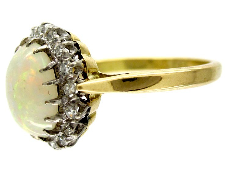 Opal Diamond Dress Ring