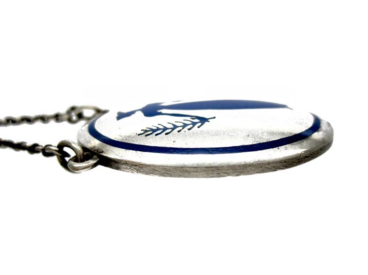 Wienner Werkstadt Silver & Enamel Pendant