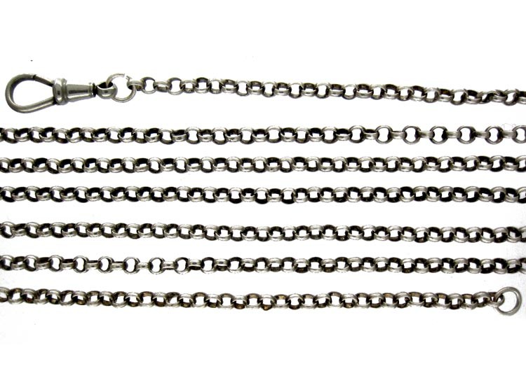 Silver Victorian Guard Chain