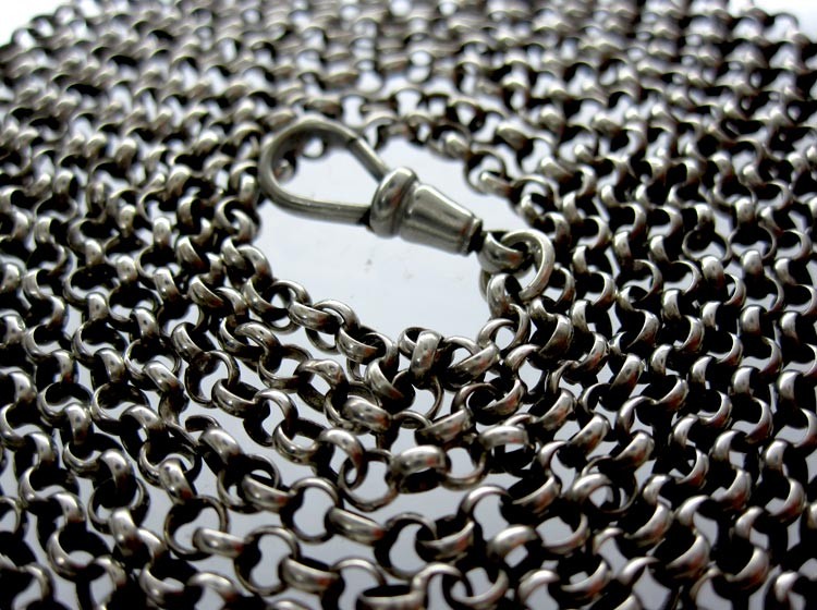 Silver Victorian Guard Chain