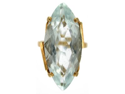 Aquamarine 18ct Gold Ring