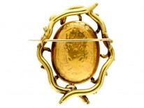 French 4 Colour Gold Brooch