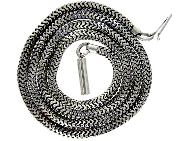 Silver Victorian Snake Chain