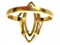Aquamarine 18ct Gold Ring