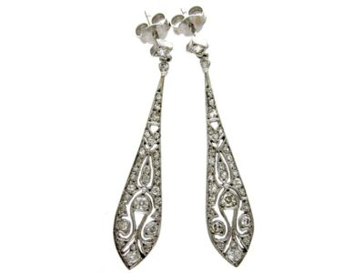 Diamond Drop Earrings
