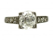 Diamond Art Deco Ring