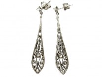 Diamond Drop Earrings