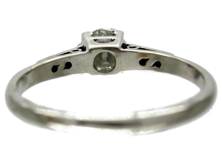 Diamond Art Deco Ring