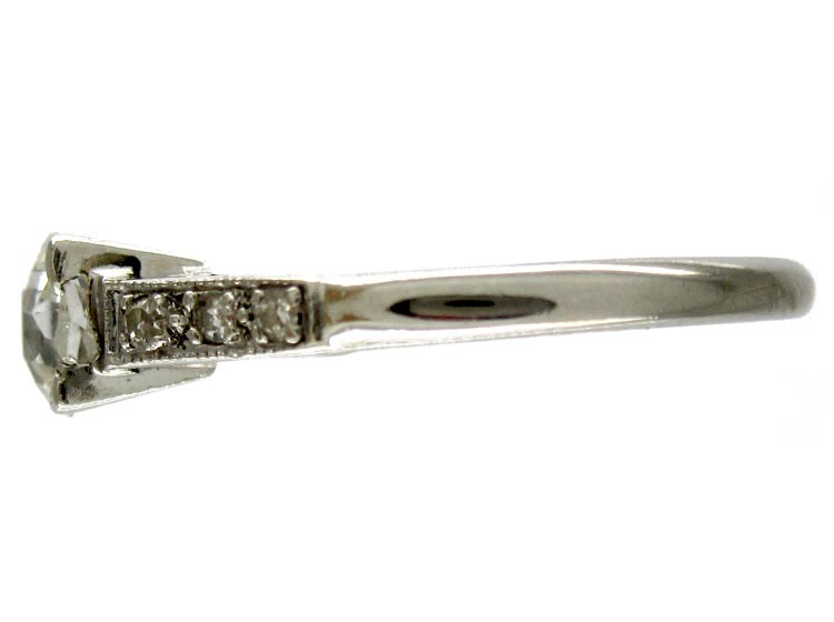 Diamond Art Deco Ring