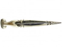 Scottish Silver Dirk Brooch