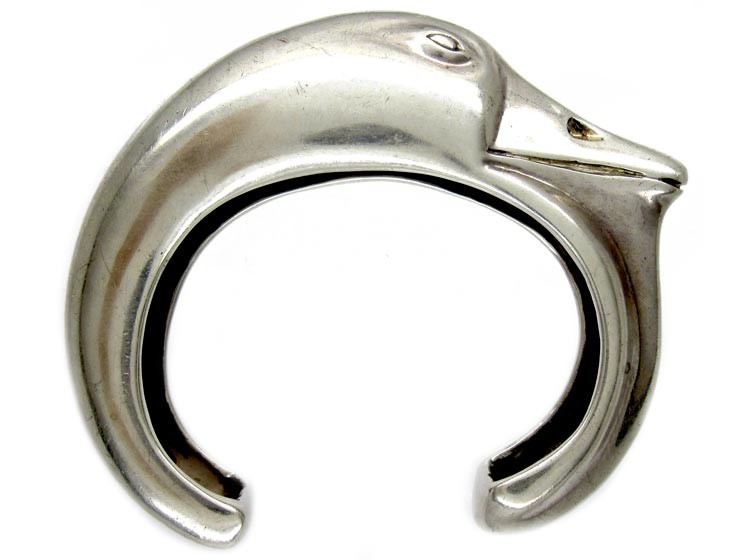 Tiffany & Co. Silver Duck Bangle