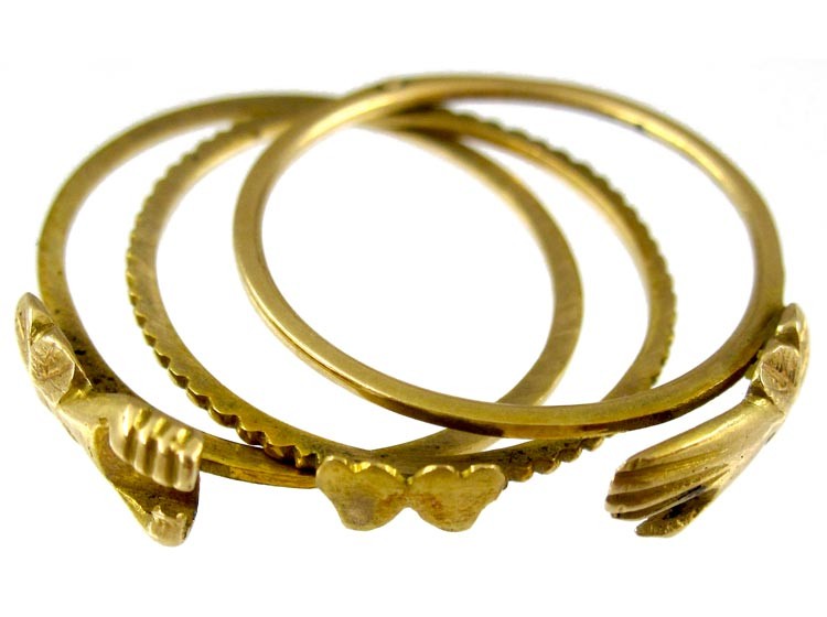 Georgian Fede Gimmel Ring