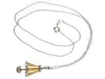 1950s Parasol Diamond-Set Pendant