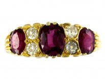 Edwardian Ruby & Diamond Ring