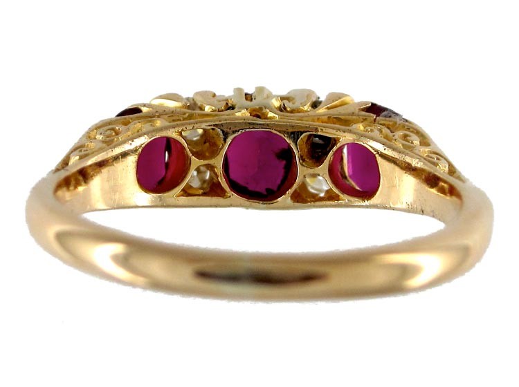 Edwardian Ruby & Diamond Ring