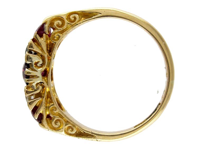 Edwardian Ruby & Diamond Ring