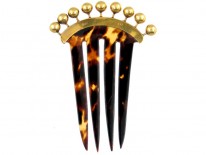 Gold & Tortoiseshell Comb