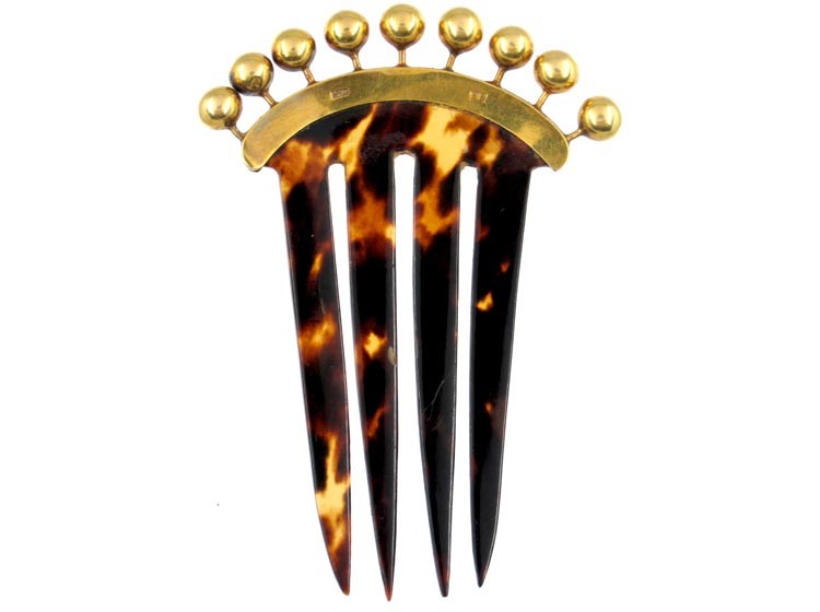 Gold & Tortoiseshell Comb